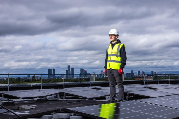 solar panels greenhouse energy